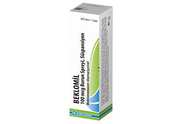 BEKLOMIL 100 MCG BURUN SPREYI, SUSPANSIYON İlaç Görseli