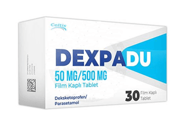 DEXPADU 50 MG /500 MG 30 FILM KAPLI TABLET İlaç Görseli