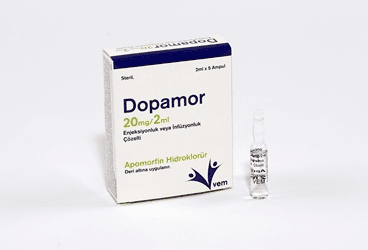 DOPAMOR 20 MG/2 ML ENJEKSIYONLUK VEYA INFUZYONLUK COZELTI 5 AMPUL İlaç Görseli