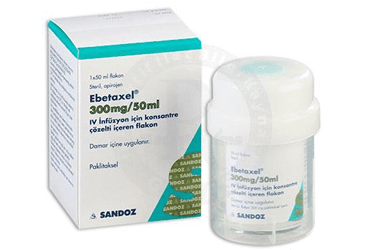 EBETAXEL 300 MG/50 ML IV INFUZYON ICIN KONSANTRE COZELTI ICEREN 1 FLAKON İlaç Görseli