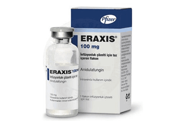 ERAXIS 100 MG INF. COZ. ICIN TOZ ICEREN 1 FLAKON VE COZUCU İlaç Görseli