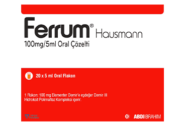 FERRUM HAUSMANN 100 MG/5 ML ORAL COZELTI İlaç Görseli