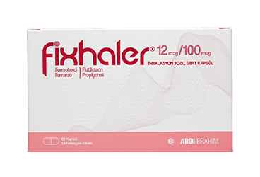 FIXHALER 12 MCG/100 MCG INHALASYON TOZU, SERT KAPSUL (60 KAPSUL) İlaç Görseli