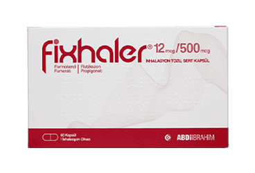 FIXHALER 12 MCG/500 MCG INHALASYON TOZU, SERT KAPSUL (60 KAPSUL) İlaç Görseli