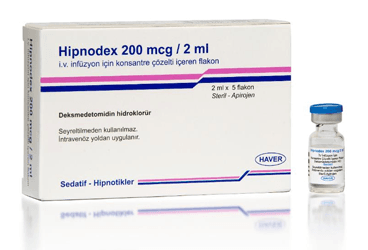 HIPNODEX 200 MCG/ 2 ML IV INFUZYON ICIN KONSANTRE COZELTI ICEREN FLAKON (5 FLAKON) İlaç Görseli