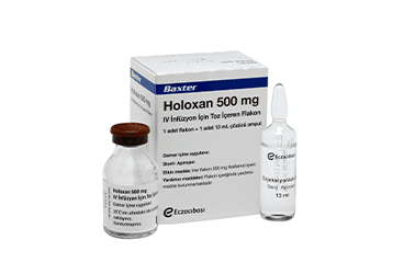 HOLOXAN 0,5 G IV INFUZYONLUK COZELTI TOZU ICEREN FLAKON İlaç Görseli