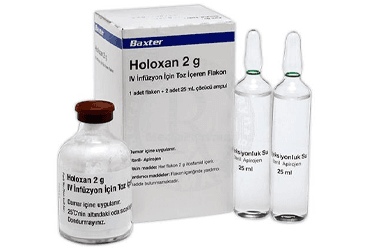 HOLOXAN 2 G IV INFUZYONLUK COZELTI HAZIRLAMAK ICIN TOZ İlaç Görseli
