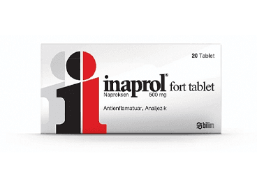 INAPROL FORT 500 MG 20 TABLET İlaç Görseli