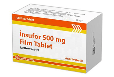 INSUFOR 500 MG FILM TABLET (30 TABLET) İlaç Görseli
