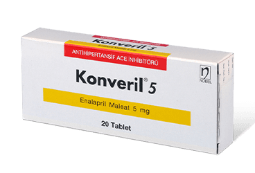 KONVERIL 5 MG 20 TABLET İlaç Görseli