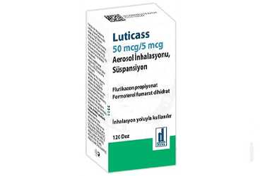 LUTICASS 50 MCG/ 5 MCG AEROSOL INHALASYONU, SUSPANSIYON (120 DOZ) İlaç Görseli