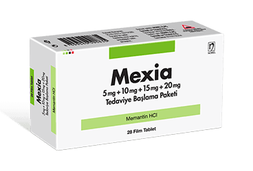 MEXIA 5 MG + 10 MG + 15 MG + 20 MG TEDAVIYE BASLAMA PAKETI 28 TABLET İlaç Görseli