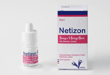 NETIZON 5 MG + 15 MG/5 ML GOZ DAMLASI, COZELTI İlaç Görseli