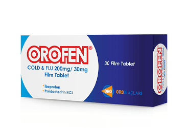 OROFEN COLD&FLU 200 MG/30 MG FILM TABLET İlaç Görseli