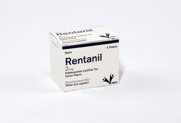RENTANIL 2 MG ENJEKSIYONLUK LIYOFILIZE TOZ ICEREN FLAKON İlaç Görseli