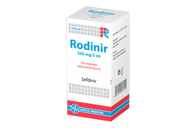 RODINIR 250 MG/5 ML ORAL SUSPANSIYON HAZIRLAMAK ICIN KURU TOZ, 100 ML İlaç Görseli