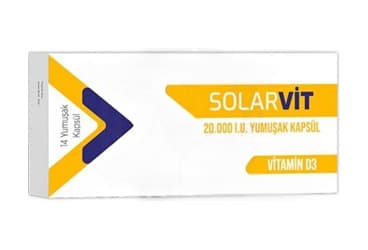 SOLARVIT 20.000 I.U. YUMUSAK KAPSUL (14 KPS) İlaç Görseli