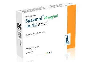 SPAZMOL 20 MG/ML I.M./I.V./S.C. ENJEKSIYONLUK COZELTI ICEREN AMPUL (6 AMPUL) İlaç Görseli