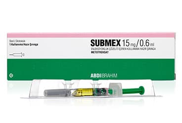 SUBMEX 15 MG/0.6 ML ENJEKSIYONLUK COZELTI ICEREN KULLANIMA HAZIR SIRINGA (1 SIRINGA) İlaç Görseli