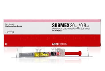 SUBMEX 20 MG/0.8 ML ENJEKSIYONLUK COZELTI ICEREN KULLANIMA HAZIR SIRINGA (1 SIRINGA) İlaç Görseli