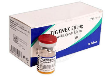 TIGENEX 50 MG INFUZYONLUK COZELTI ICIN TOZ (10 FLAKON) İlaç Görseli