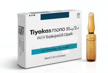 TIYOKAS MONO 50MG / 2ML IM / IV ENJEKSIYONLUK COZELTI (6 AMPUL) İlaç Görseli