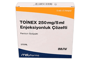 TOINEX 250 MG/5 ML ENJEKSIYONLUK COZELTI (5 AMPUL) İlaç Görseli