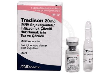 TREDISON 20 MG IM/IV ENJEKSIYONLUK/INFUZYONLUK COZELTI HAZIRLAMAK ICIN TOZ VE COZUCU (1 FLAKON + 1 COZUCU AMPUL) İlaç Görseli