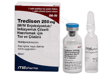 TREDISON 250 MG IM/IV ENJEKSIYONLUK/INFUZYONLUK COZELTI HAZIRLAMAK ICIN TOZVE COZUCU (1 FLAKON + 1 COZUCU AMPUL) İlaç Görseli