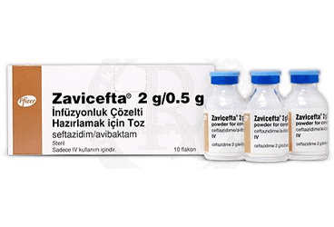 ZAVICEFTA 2/0,5 G INFUZYONLUK SOLUSYON ICIN TOZ İlaç Görseli
