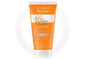 AVENE CLEANANCE SOLAIRE TINTED SPF50+ GUNES KREMI 50 ml tüp