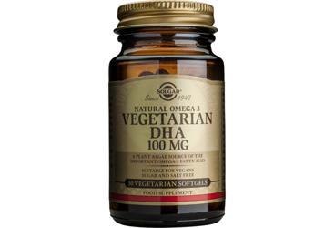 SOLGAR VEGETARIAN DHA YUMUSAK JELATIN KAPSUL 100 mg 30 kapsül Takviye Ürün Görseli