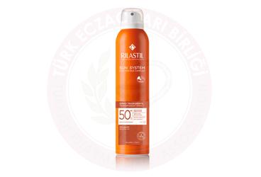 RILASTIL SUN SYSTEM SPF50+ TRANSPARENT SPRAY 200 ml şişe