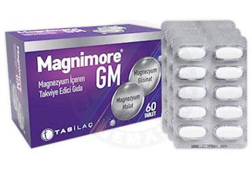 MAGNIMORE GM MAGNEZYUM ICEREN TAKVIYE EDICI GIDA 60 tablet Takviye Ürün Görseli