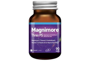 MAGNIMORE THREO PS MAGNEZYUM VE FOSFATIDILSERIN ICEREN TAKVIYE EDICI GIDA 90 kapsül Takviye Ürün Görseli