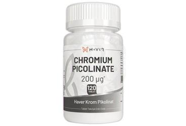 HAVER CHROMIUM PICOLINATE ICEREN TAKVIYE EDICI GIDA 120 tablet Takviye Ürün Görseli