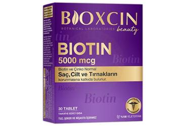 BIOXCIN BIOTIN SAC, CILT VE TIRNAK TAKVIYE EDICI GIDA 30 tablet Takviye Ürün Görseli