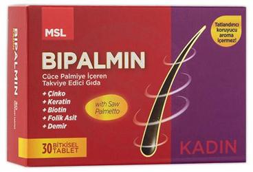 BIPALMIN CUCE PALMIYE ICEREN TAKVIYE EDICI GIDA - KADIN 60 tablet Takviye Ürün Görseli