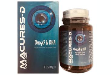 MACURES-D OMEGA 3 & DHA ICEREN TAKVIYE EDICI GIDA 1000 mg 30 kapsül Takviye Ürün Görseli