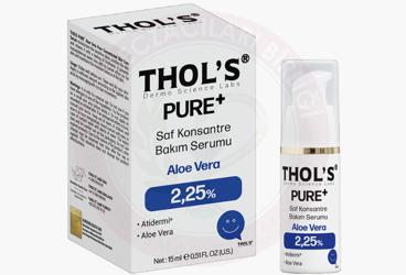 THOLS PURE+ SAF KONSANTRE BAKIM SERUMU %2.25 ALOE VERA 15 ml şişe