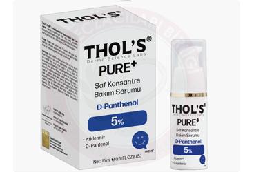 THOLS PURE+ SAF KONSANTRE BAKIM SERUMU %5 D-PANTHENOL 15 ml şişe