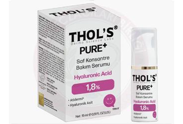 THOLS PURE+ SAF KONSANTRE BAKIM SERUMU %1.8 HYALURONIC ACID 15 ml şişe