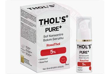THOLS PURE+ SAF KONSANTRE BAKIM SERUMU %5 ROSATHOL 15 ml şişe