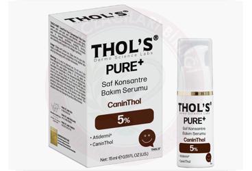 THOLS PURE+ SAF KONSANTRE BAKIM SERUMU %5 CANINTHOL 15 ml şişe