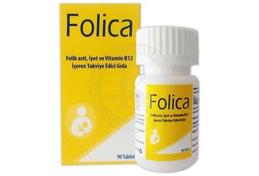 FOLICA TABLET 90 tablet Takviye Ürün Görseli