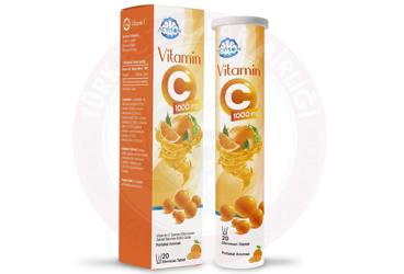 ACVISON VITAMIN C EFERVESAN TABLET 1000 mg 20 tablet Takviye Ürün Görseli
