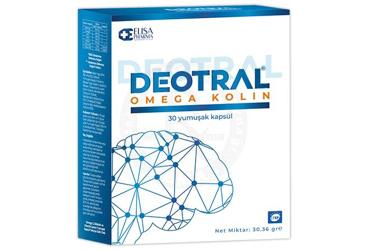DEOTRAL OMEGA KOLIN TAKVIYE EDICI GIDA 30 kapsül Takviye Ürün Görseli