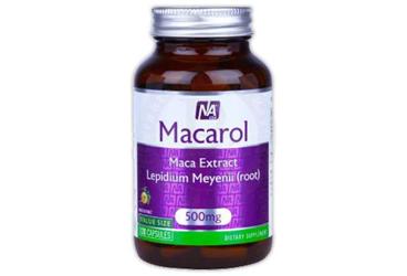 NATROL MACAROL MACA EXTRACT LEPIDIUM MEYENII (ROOT) ICEREN TAKVIYE EDICI GIDA 500 mg 120 kapsül Takviye Ürün Görseli