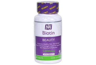 NATROL BIOTIN PLUS BEAUTY TABLET 5000 mcg 60 tablet Takviye Ürün Görseli