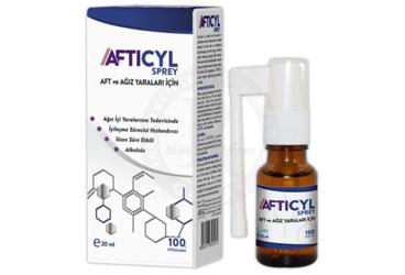 AFTICYL SPREY AFT VE AGIZ YARALARI ICIN 20 ml şişe Takviye Ürün Görseli